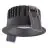 Ledvance LED-Spot Fix Aluminium Schwarz 8W 640lm 36D - 927 Extra Warmweiß | Ausschnitt 68mm - IP44 - Höchste Farbwiedergabe - Dimmbar