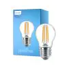 Philips Corepro LED Lustre E27 Kugel Fadenlampe Klar 6.5W 806lm - 827 Extra Warmweiß | Ersatz für 60W