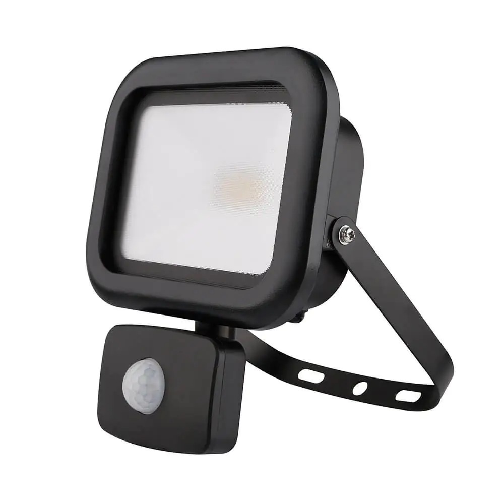schwarzes LED-Flutlicht
